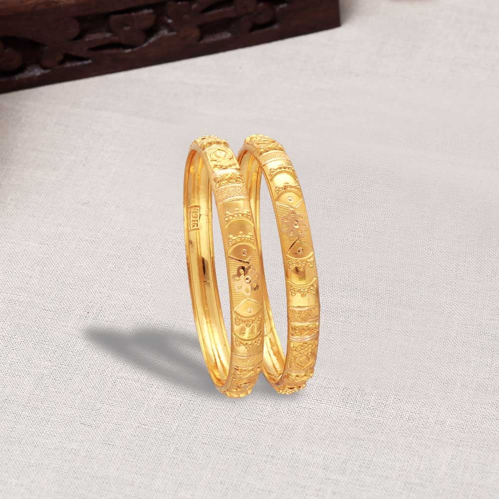 Buy Gold Bangles Designs In 10 To 20 Grams Online At Best Prices