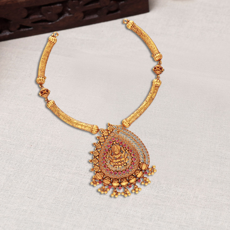 pure 22kt gold necklace pendent | AVA Jewellers