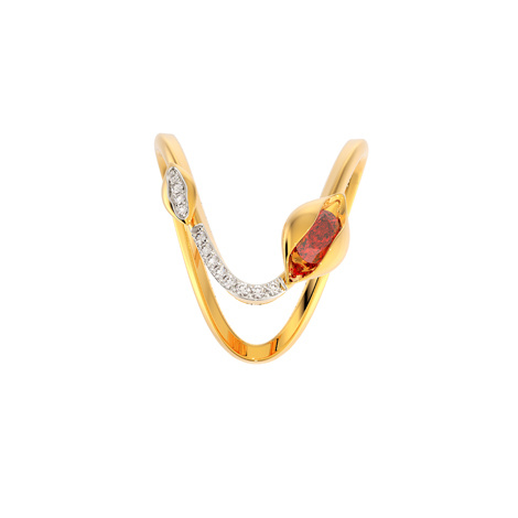 Buy Gold Floral Vanki Ring- Joyalukkas