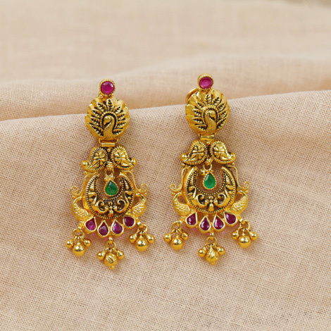 Top more than 113 ethnic gold earrings best