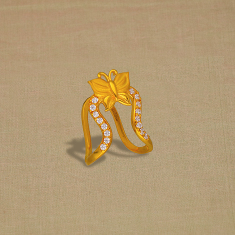 Sree Kumaran | 22K Gold Casual Flower Ring Collection