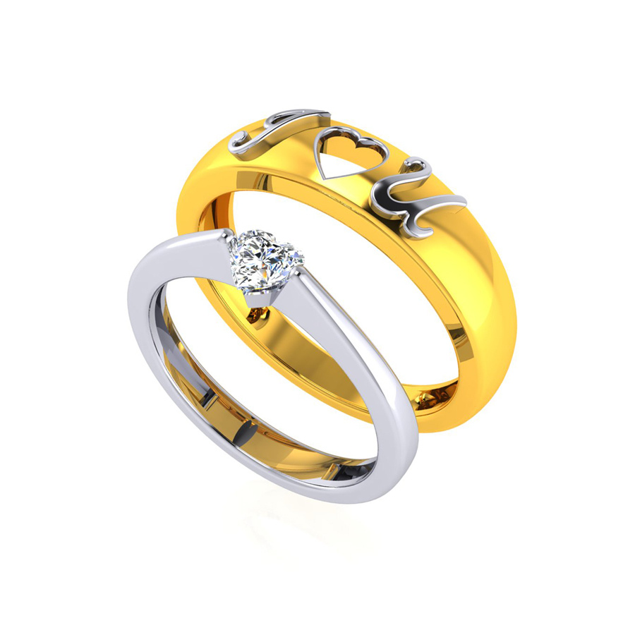 22K Gold Engagement, Wedding, Anniversary Gold Jewelry Man Women Couple Ring  21 | eBay