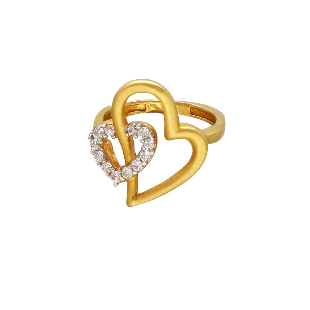 Modern double band wedding ring 14k white gold ring ADER146S