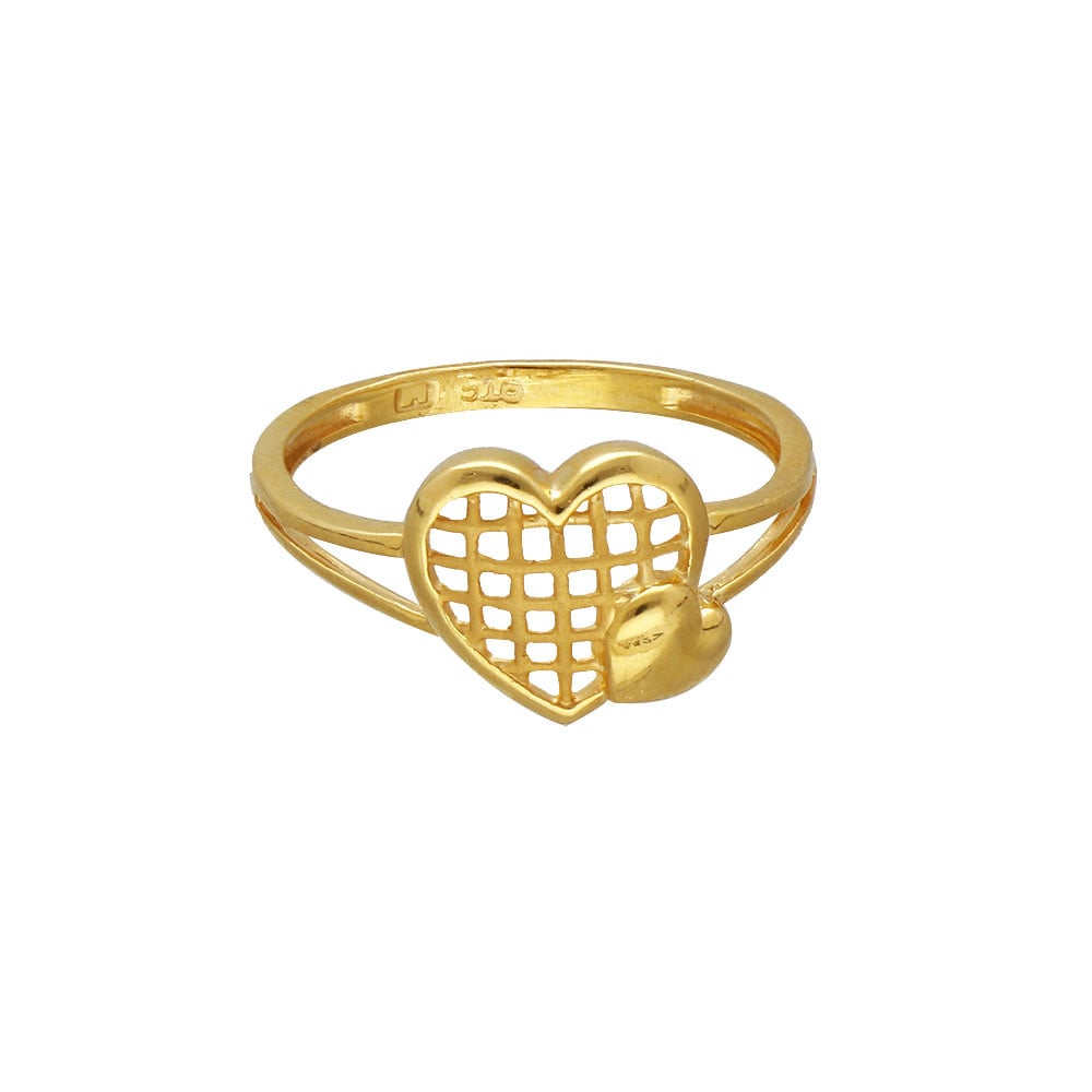 Buy Simple Modern Ring Design Gold Plated Five Metal Stone Finger Ring for  Girls