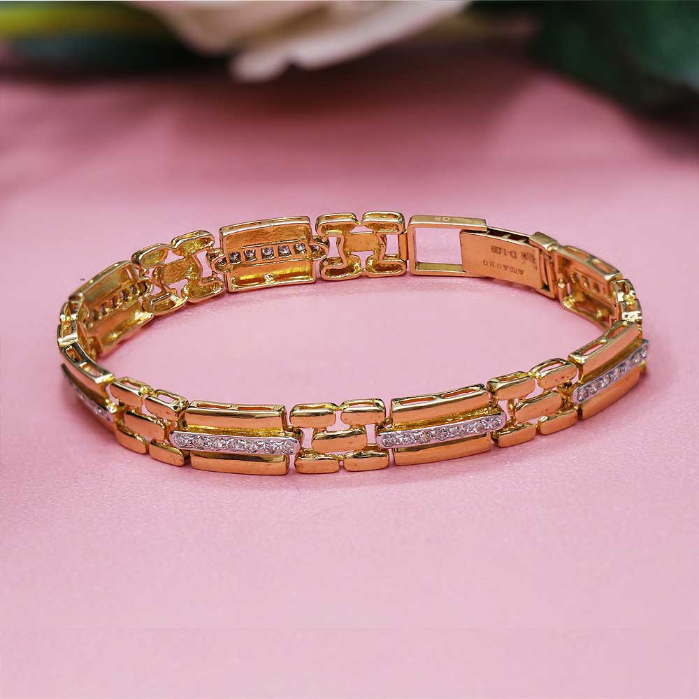 Buy 18Kt Cartier Men's Diamond Bracelet 173VG1670 Online from Vaibhav  Jewellers