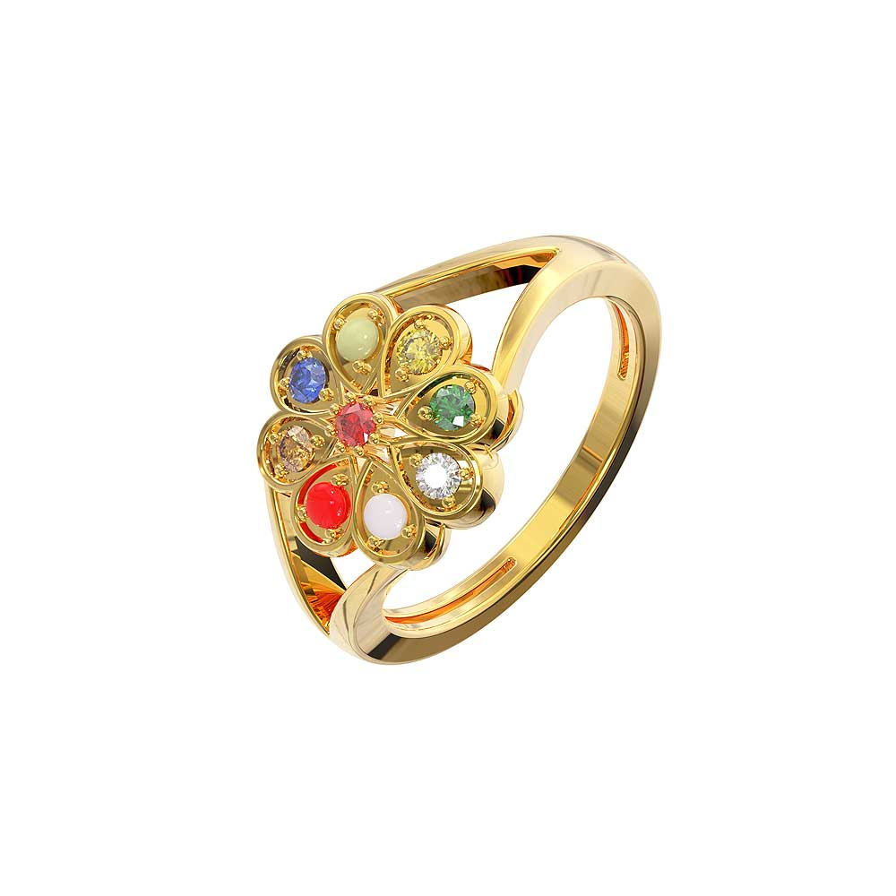 Buy Navaratna rings online | Buy Navaratna rings for ladies in kerala