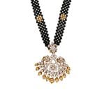 166G1391 | Vaibhav Jewellers 18K Diamond Short Mangalsutra Pendant 166G1391