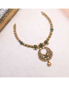 123VG6850 | Vaibhav Jewellers 22K Antique Gold Necklace 123VG6850