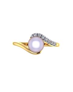 97DJ8811 | Vaibhav Jewellers 22K Casting Pearl Ring 97DJ8811