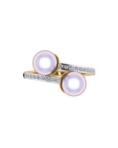 97DJ8812 | Vaibhav Jewellers 22K Casting Pearl Ring 97DJ8812