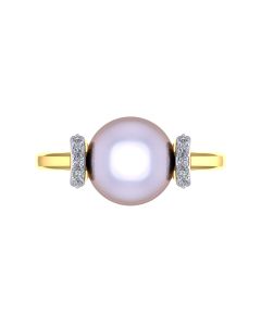 97DJ8820 | Vaibhav Jewellers 22K Casting Pearl Ring 97DJ8820