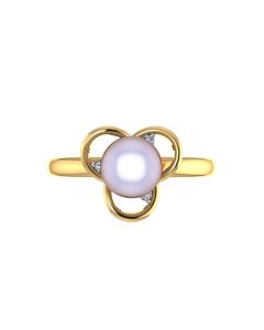97DJ8821 | Vaibhav Jewellers 22K Casting Pearl Ring 97DJ8821