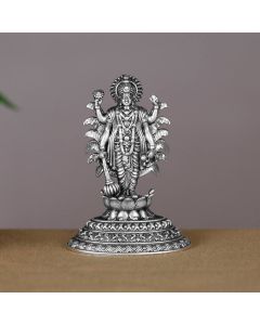 351VA5990 | Silver Antique Lord Satyanarayana Swami Idol 351VA5990