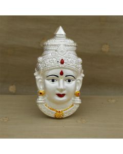 576VB8796 | Plain Silver Nagash Lakshmi Devi Face 576VB8796