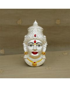 576VB9407 | Plain Silver Nagash Lakshmi Devi Face 576VB9407