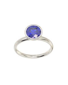 148DG9480 | 18Kt Gold Sapphire Blue Women Ring 148DG9480