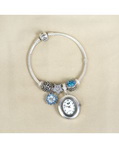 208VP2166 | Antique Designer Silver Wrist Watch For Girls 208VP2166