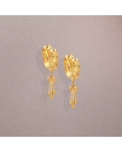 78VX5020 | 22Kt Best Bengali Style Hoop Earrings For Baby Girl 78VX5020
