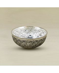 329VA4050 | Silver Antique Nakshi Bowl 329VA4050