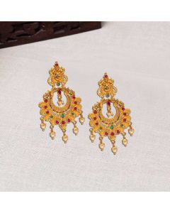 74VL208 | 22Kt Gold Designer Chandini Earrings 74VL208
