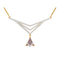 170G5314 | 18Kt Elegant Diamond Pendant For Girls 170G5314