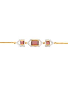 177G1944 | 18Kt Designer Ruby & Diamond Ladies Bracelet 177G1944