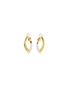 155H9220 | 18Kt Tribal Harmony Diamond Earrings 155H9220