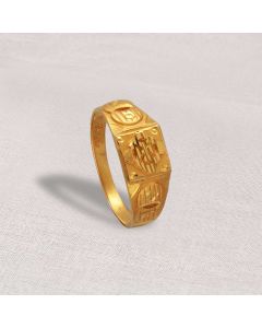 93VC9404 | 22Kt Plain Gold Ring Designs For Men 93VC9404