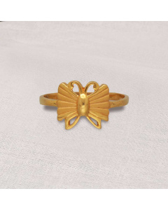 97VM5422 | 22Kt Buoyant Butterfly Gold Ring For Women 97VM5422
