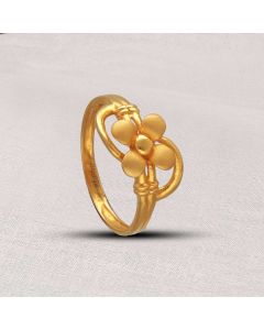 97JM4869 | 22Kt Beautiful Blossom Gold Ring For Women 97JM4869