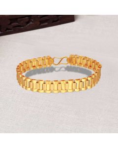 65JI1792 | 22Kt Trendy Rolex Style Gold Bracelet For Men 65JI1792