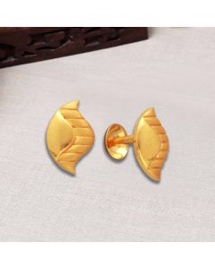 79VG6507 | 22Kt Gold Casting Sea Shell Stud Earrings 79VG6507