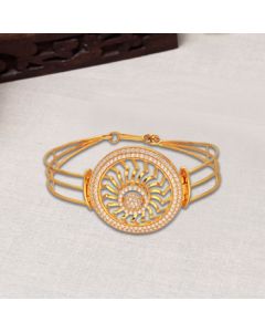 54VG5679 | 22Kt Shimmering Gold Bangle Bracelet 54VG5679