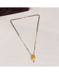 68VI4435 | 22Kt Antique Style Gold Mangalsutra For Daily Wear 68VI4435