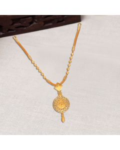 9VL202 | 22Kt Simple Small Gold Necklace 9VL202