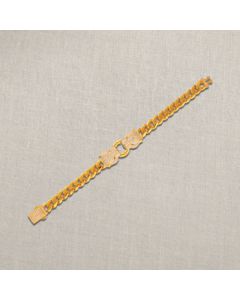 65VI3272 | 22Kt Tiger Head Gold Bracelet For Men 65VI3272