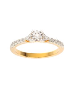 148U6553 | 18Kt Perfect Solitaire Diamond Ring For Engagement 148U6553