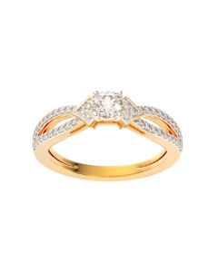 148U6554 | 18Kt Dainty Diamond Ring For Her 148U6554
