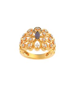 483A1096 | 14Kt Royal Blossom Diamond Ring 483A1096