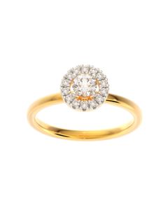 483A1102 | 14Kt Sublime Solitaire Diamond Ring 483A1102