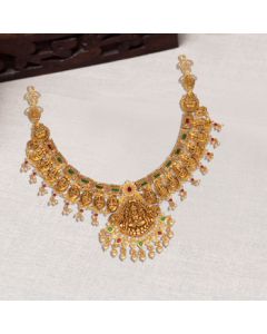 10VG9404 | 22Kt Indian Bridal Gold Necklace 10VG9404