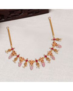 10VG9455 | 22Kt Exquisite Floral Style Gold Necklace 10VG9455