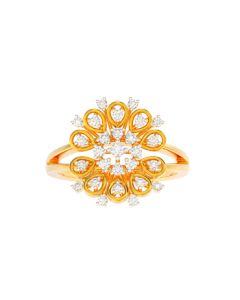 483A1106 | 14Kt Blossom Brilliance Diamond Ring 483A1106