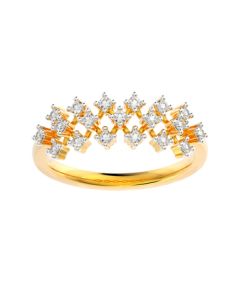 483A1120 | 14Kt 4 Prong Diamond Ring For Women 483A1120