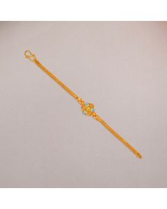 67VB1519 | 22Kt Tiny Bloom Gold Bracelet For Kids 67VB1519
