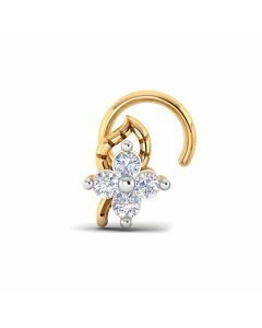 180DG3138 | Vaibhav Jewellers 18KT Diamond Nose Pin 180DG3138