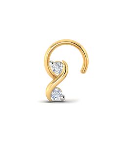 180DG3141 | Vaibhav Jewellers 18KT Diamond Nose Pin 180DG3141