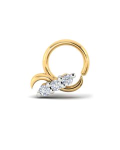 180DG3142 | Vaibhav Jewellers 18KT Diamond Nose Pin 180DG3142