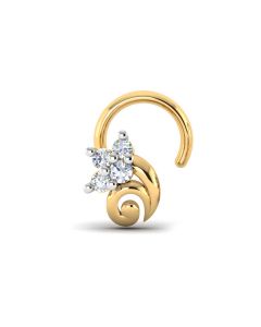 180DG3145 | Vaibhav Jewellers 18KT Diamond Nose Pin 180DG3145