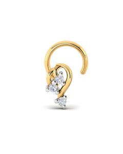 180DG3146 | Vaibhav Jewellers 18KT Diamond Nose Pin 180DG3146